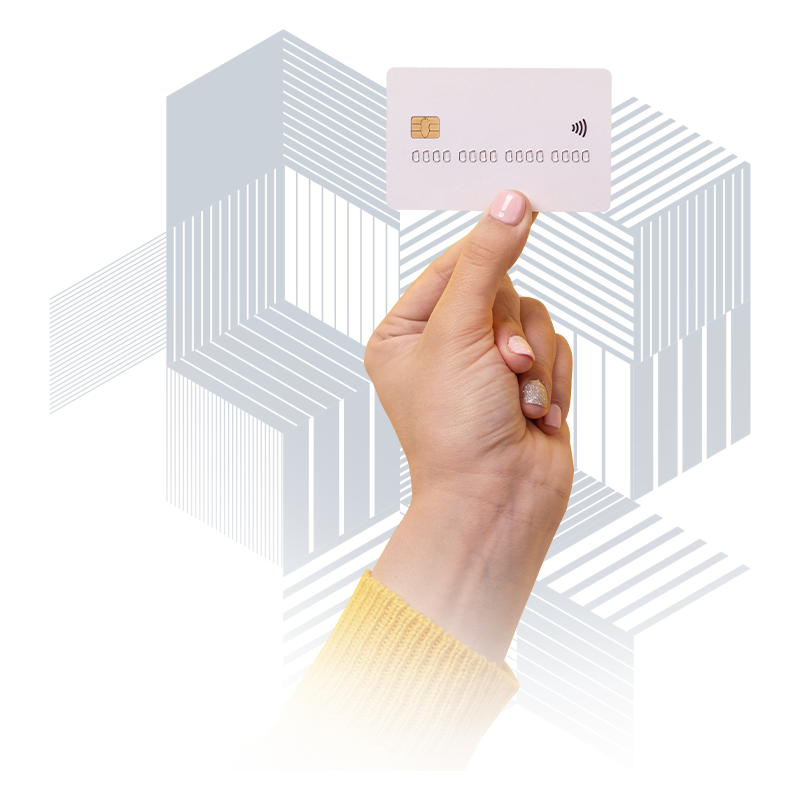 credit card being held